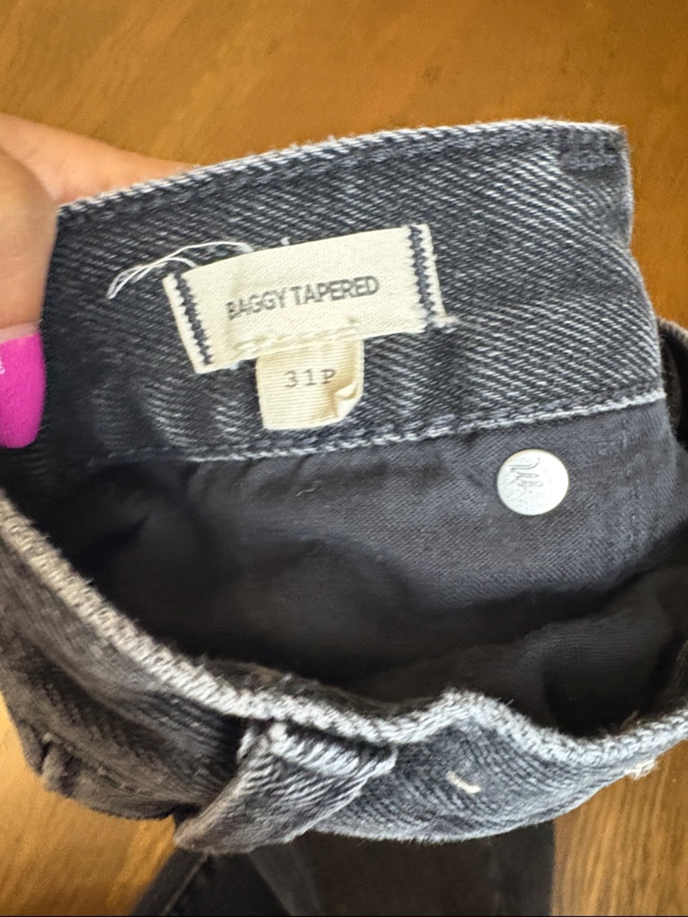 Madewell womens baggy tapered size 31P - Picture 3 of 4